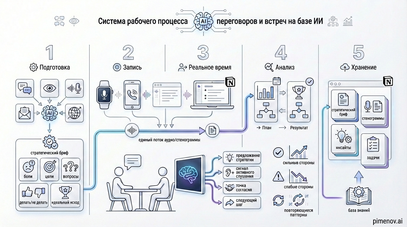 Инфографика создана по тексту статьи новой бета функцией Notion AI Image