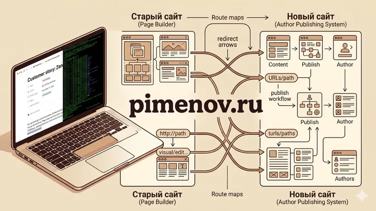 Почему и как я снёс pimenov.ru с Тильды и собрал заново с Codex на своей системе