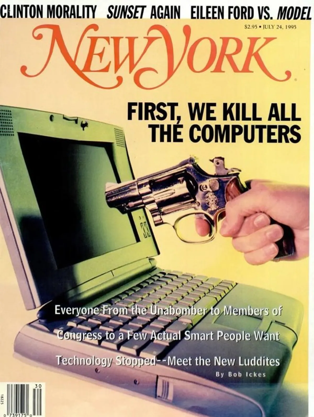 Обложка New York от 24 июля 1995 года. Источник: архив номера в Google Books.