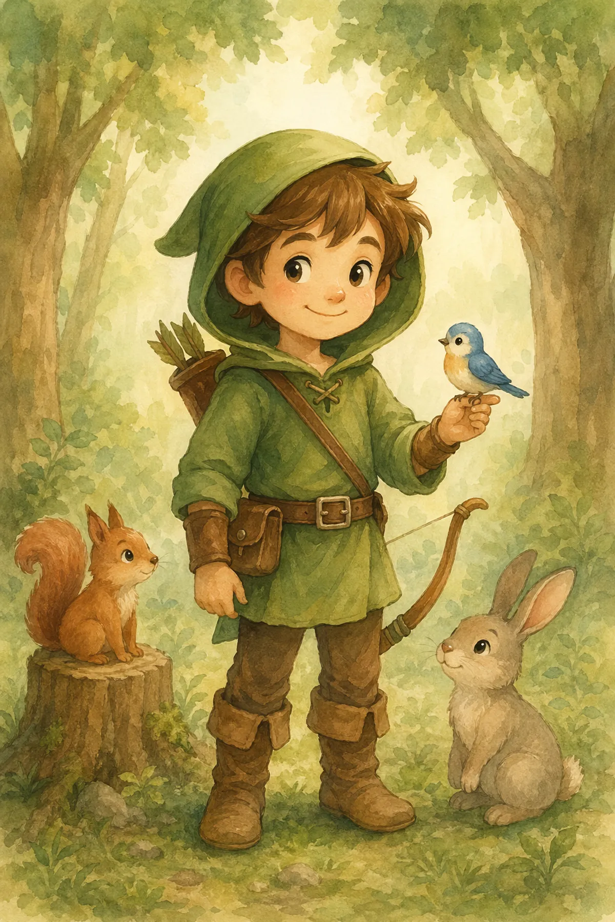 Якорь персонажа: юный лесной герой — childrens_book_illustration_1_gpt-image-2.png