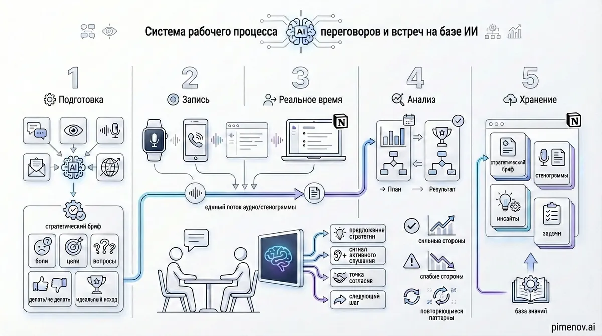 Инфографика создана по тексту статьи новой бета функцией Notion AI Image