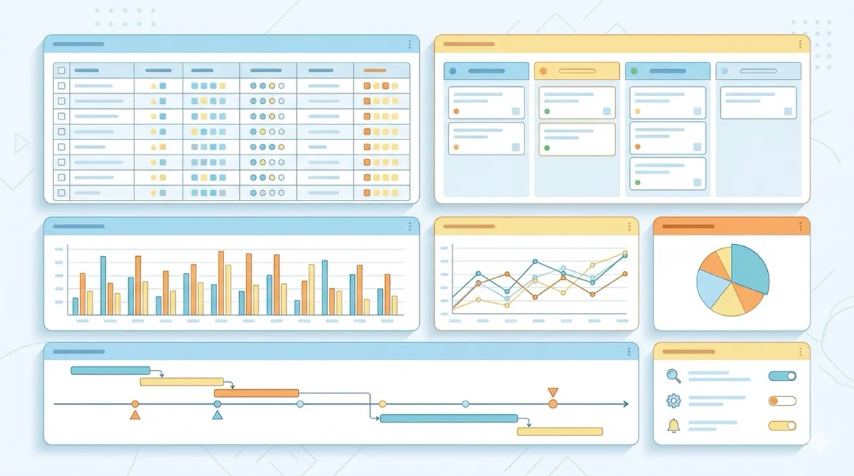 Notion Dashboards — комбинированные представления баз данных