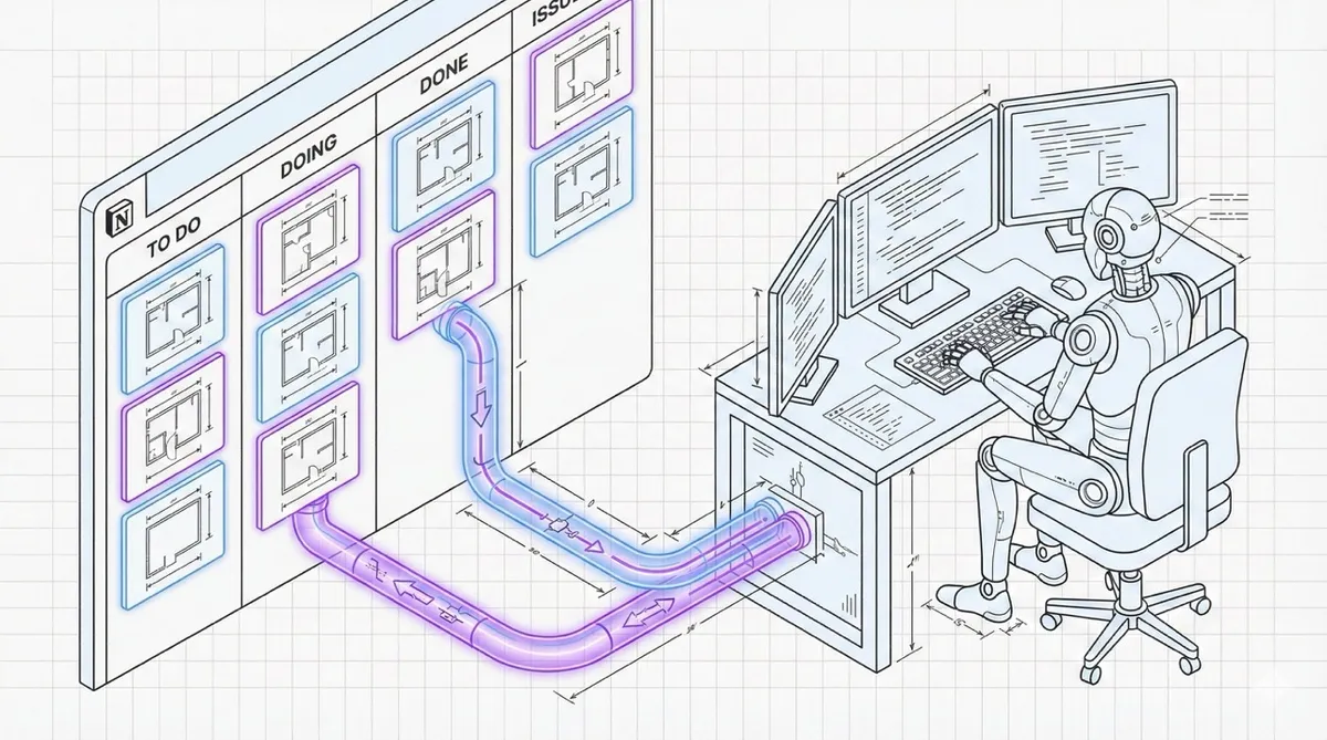 Как я собрал команду из трёх ИИ-агентов и автоматизировал разработку через Notion